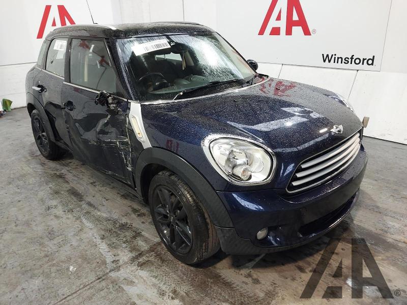 2012 MINI COUNTRYMAN COOPER D 1598cc TURBO DIESEL MANUAL 6 Speed 5 DOOR HATCHBACK