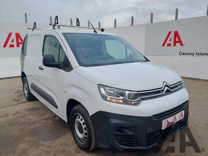 2023 CITROEN BERLINGO 1000 ENTERPRISE EDITION M BLUE 1499cc TURBO DIESEL MANUAL PANEL VAN