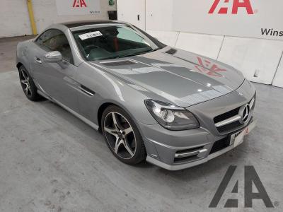 Image of 2013 MERCEDES SLK SLK250 CDI BLUEEFFICIENCY AMG 2143cc TURBO DIESEL AUTOMATIC 7 Speed 2 DOOR CONVERTIBLE