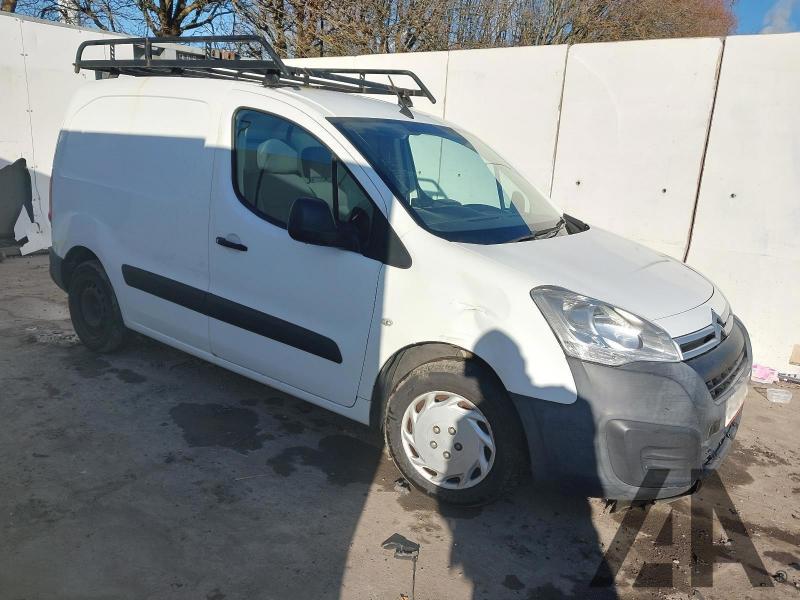 2015 CITROEN BERLINGO 625 ENTERPRISE L1 HDI 1560cc TURBO DIESEL MANUAL 5 Speed PANEL VAN