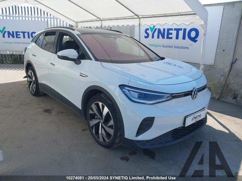 2022 VOLKSWAGEN ID4 FAMILY ELECTRIC DIRECT DRIVE 5 DOOR ESTATE