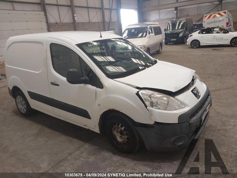 2011 PEUGEOT PARTNER HDI S L1 850 1560cc TURBO DIESEL MANUAL 5 Speed PANEL VAN