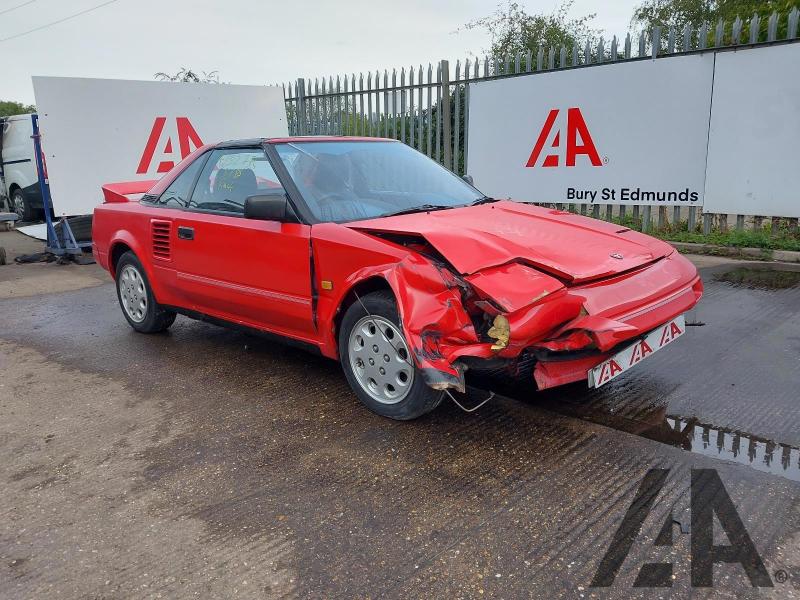 1988 TOYOTA MR2 T-BAR 1587cc PETROL MANUAL 5 Speed 2 DOOR COUPE