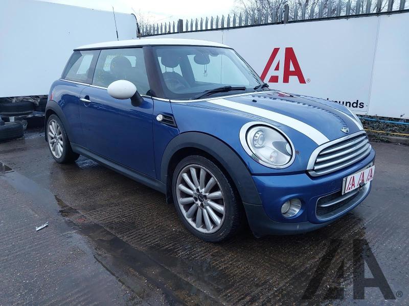 2012 MINI HATCH COOPER D 1598cc TURBO DIESEL MANUAL 6 Speed 3 DOOR HATCHBACK