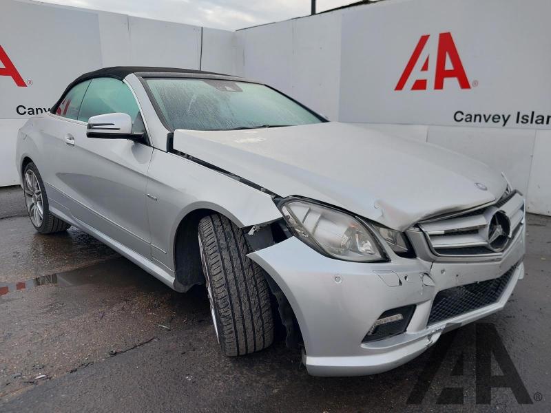 2011 MERCEDES E-CLASS E250 CGI BLUEEFFICIENCY SPORT 1796cc TURBO PETROL AUTOMATIC 2 DOOR CONVERTIBLE