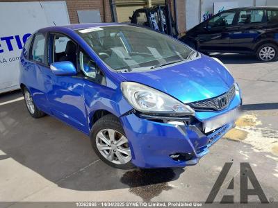Image of 2012 HONDA JAZZ I-VTEC ES 1339cc PETROL MANUAL 5 Speed 5 DOOR HATCHBACK