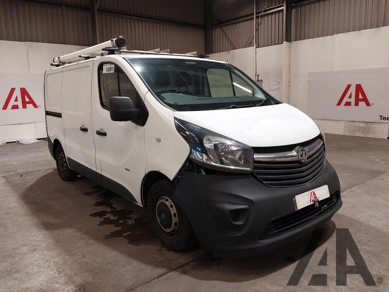 2016 VAUXHALL VIVARO 2900 L1H1 CDTI P/V ECOFLEX S/S 1598cc TURBO DIESEL MANUAL 6 Speed PANEL VAN