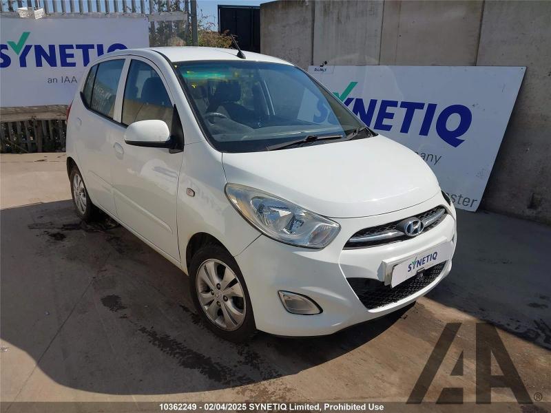 2012 HYUNDAI I10 ACTIVE 1248cc PETROL MANUAL 5 Speed 5 DOOR HATCHBACK