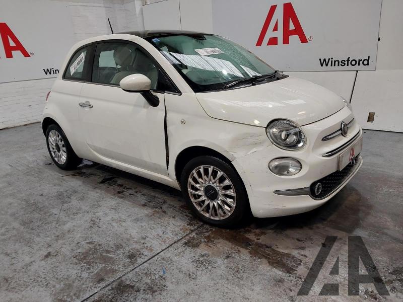 2016 FIAT 500 LOUNGE 1242cc PETROL MANUAL 3 DOOR HATCHBACK