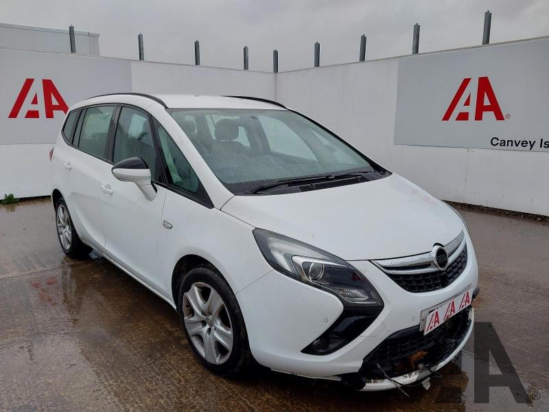 2015 VAUXHALL ZAFIRA TOURER EXCLUSIV 1364cc TURBO PETROL MANUAL 6 Speed 5 DOOR MPV