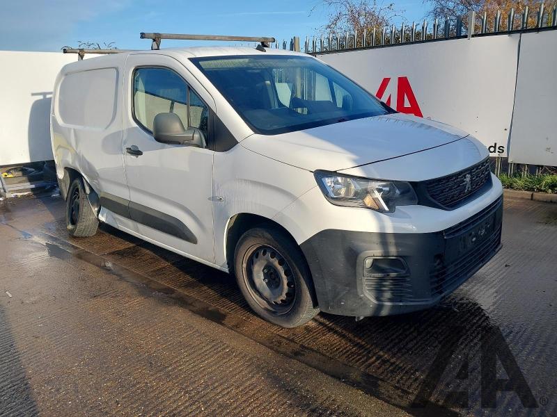 2019 PEUGEOT PARTNER BLUEHDI PROFESSIONAL L1 1560cc TURBO DIESEL MANUAL 5 Speed PANEL VAN