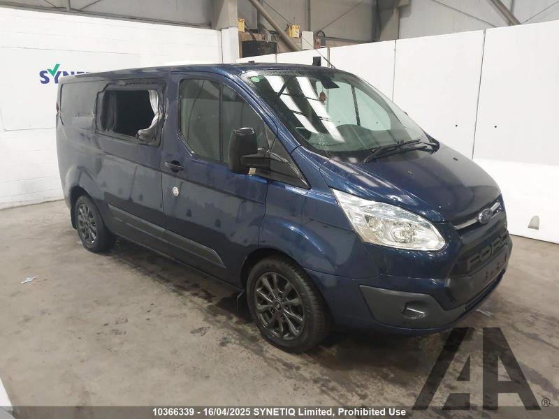 2013 FORD TRANSIT CUSTOM 270 TREND LR P/V 2198cc TURBO DIESEL MANUAL 6 Speed PANEL VAN