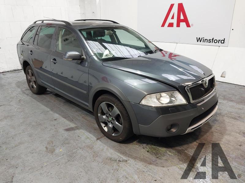2008 SKODA OCTAVIA SCOUT TDI 1968cc TURBO DIESEL MANUAL 6 Speed 5 DOOR ESTATE
