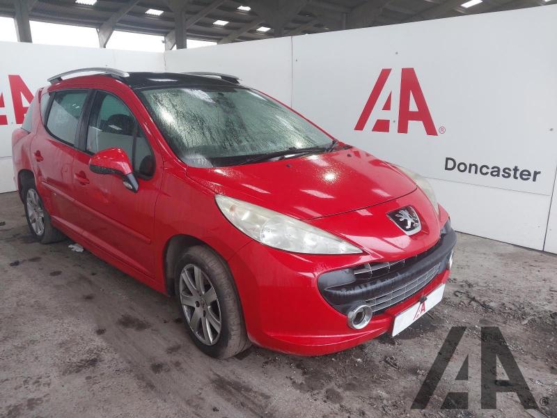 2009 PEUGEOT 207 SW SPORT 90 1560cc TURBO DIESEL MANUAL 5 Speed 5 DOOR ESTATE