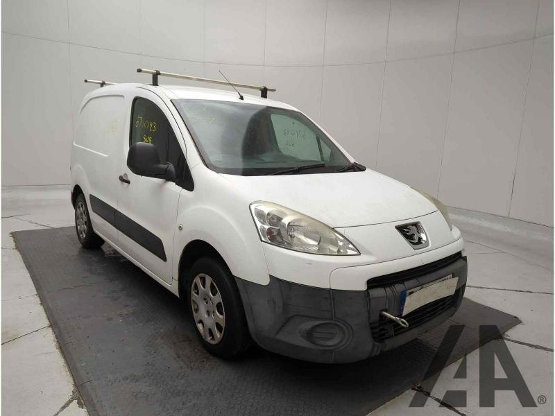 2011 PEUGEOT PARTNER HDI SE L1 625 1560cc TURBO DIESEL MANUAL 5 Speed PANEL VAN
