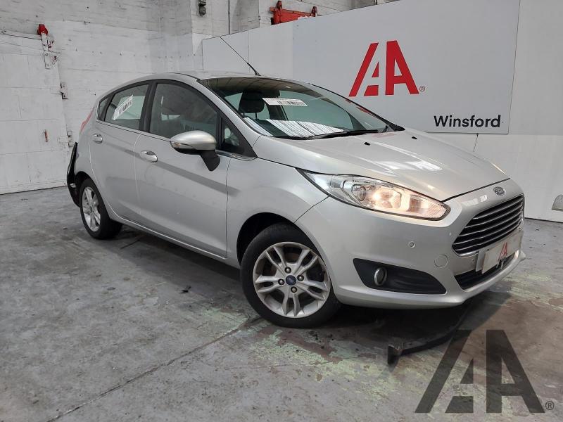 2014 FORD FIESTA ZETEC TDCI 1499cc TURBO DIESEL MANUAL 5 Speed 5 DOOR HATCHBACK