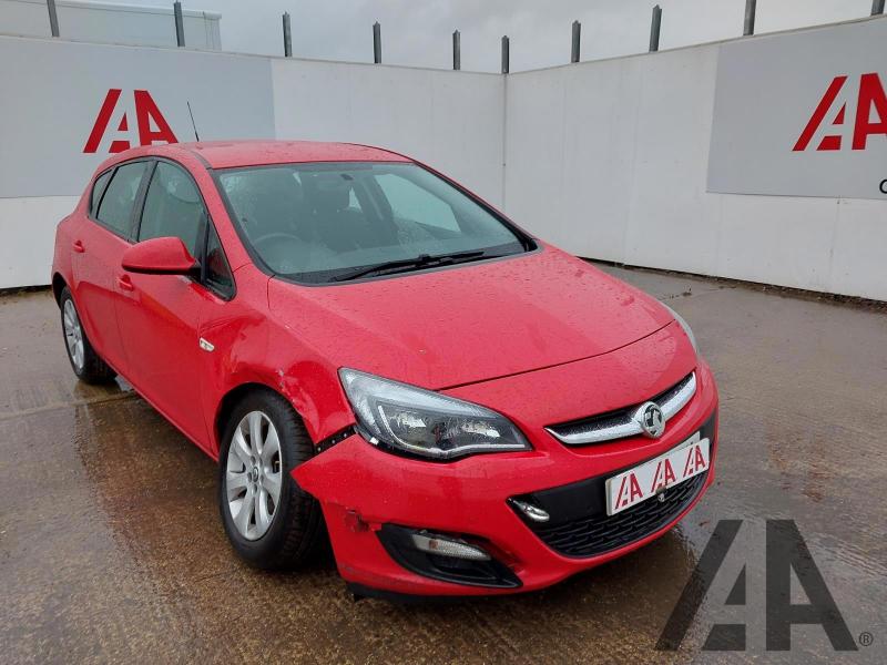 2014 VAUXHALL ASTRA DESIGN 1598cc PETROL AUTOMATIC 6 Speed 5 DOOR HATCHBACK