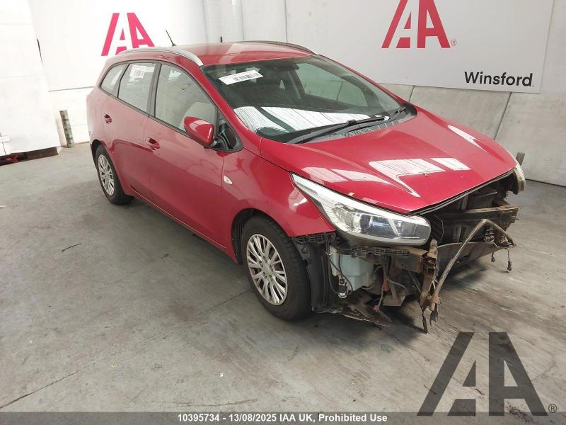 2014 KIA CEED CRDI 1 ECODYNAMICS 1396cc TURBO DIESEL MANUAL 6 Speed 5 DOOR ESTATE