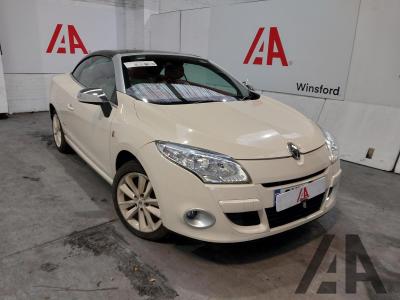 Image of 2012 RENAULT MEGANE FLORIDE TCE 1397cc TURBO PETROL MANUAL 6 Speed 2 DOOR CONVERTIBLE