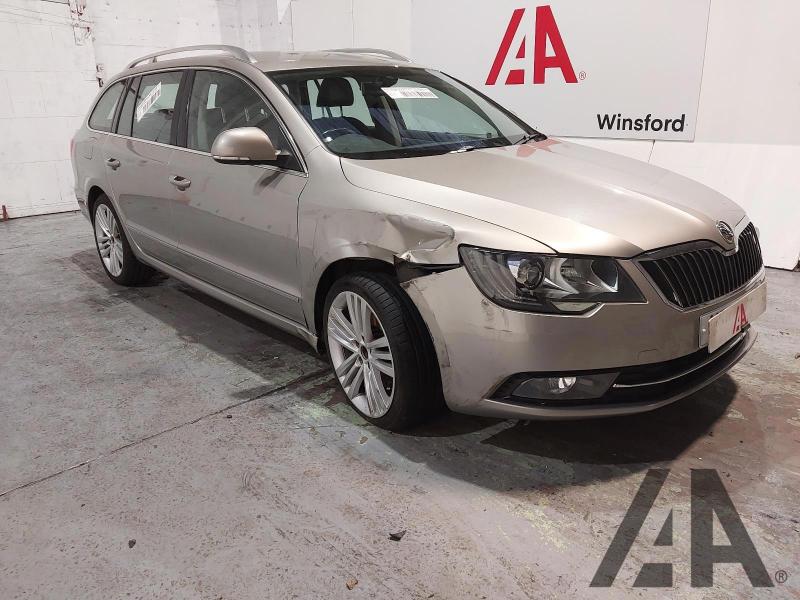 2014 SKODA SUPERB ELEGANCE TDI CR 1968cc TURBO DIESEL MANUAL 5 DOOR ESTATE