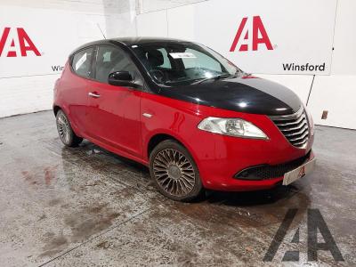 Image of 2012 CHRYSLER YPSILON BLACK AND RED 1242cc PETROL MANUAL 5 Speed 5 DOOR HATCHBACK