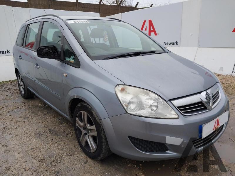 2010 VAUXHALL ZAFIRA EXCLUSIV 1598cc PETROL MANUAL 5 Speed 5 DOOR MPV