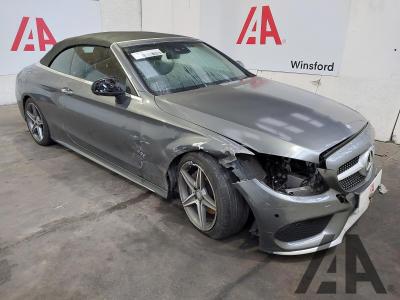 Image of 2017 MERCEDES C-CLASS C 220 D AMG LINE 2143cc TURBO DIESEL AUTOMATIC 2 DOOR CONVERTIBLE