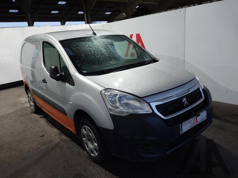 2017 PEUGEOT PARTNER BLUE HDI PROFESSIONAL L1 1560cc TURBO DIESEL MANUAL 5 Speed PANEL VAN