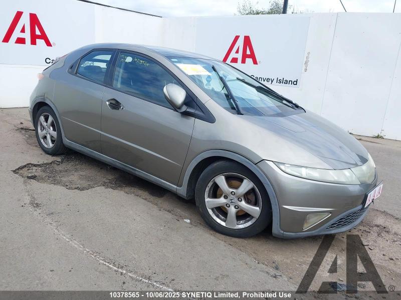 2008 HONDA CIVIC ES I-VTEC 1799cc PETROL MANUAL 6 Speed 5 DOOR HATCHBACK
