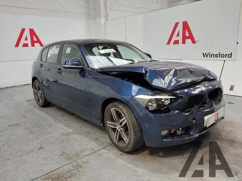 2013 BMW 1 SERIES 114I SPORT 1598cc TURBO PETROL MANUAL 5 DOOR HATCHBACK