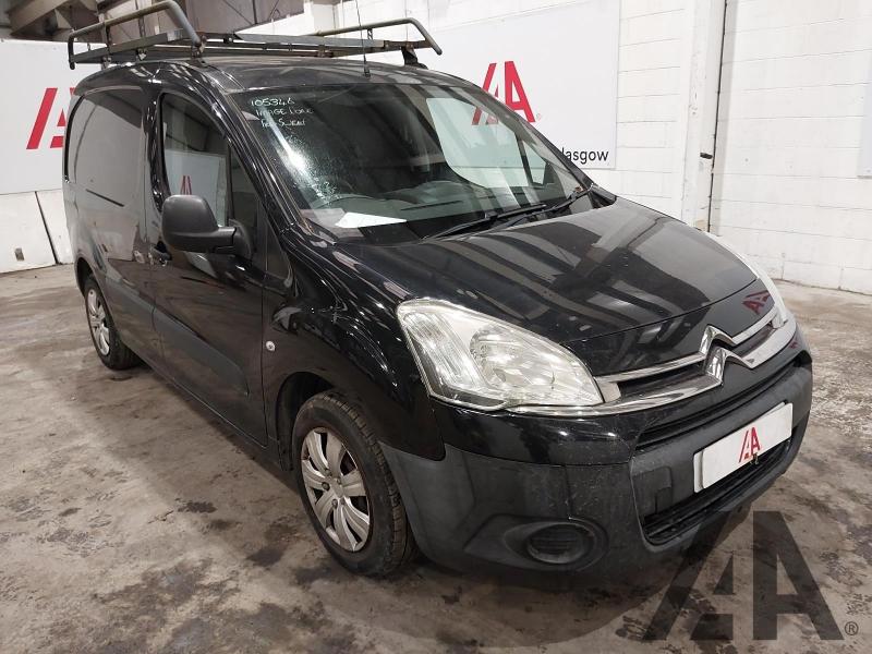 2014 CITROEN BERLINGO 625 ENTERPRISE L1 HDI 1560cc TURBO DIESEL MANUAL 5 Speed PANEL VAN