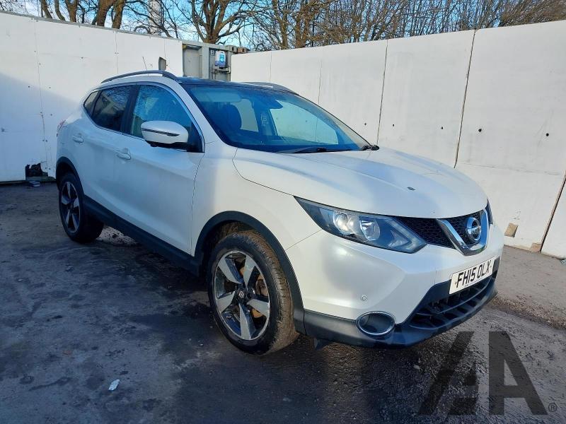 2015 NISSAN QASHQAI DCI N-TEC PLUS 1461cc TURBO DIESEL MANUAL 6 Speed 5 DOOR HATCHBACK