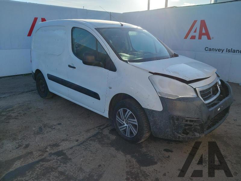 2015 PEUGEOT PARTNER SE L1 1598cc PETROL MANUAL 4 DOOR PANEL VAN