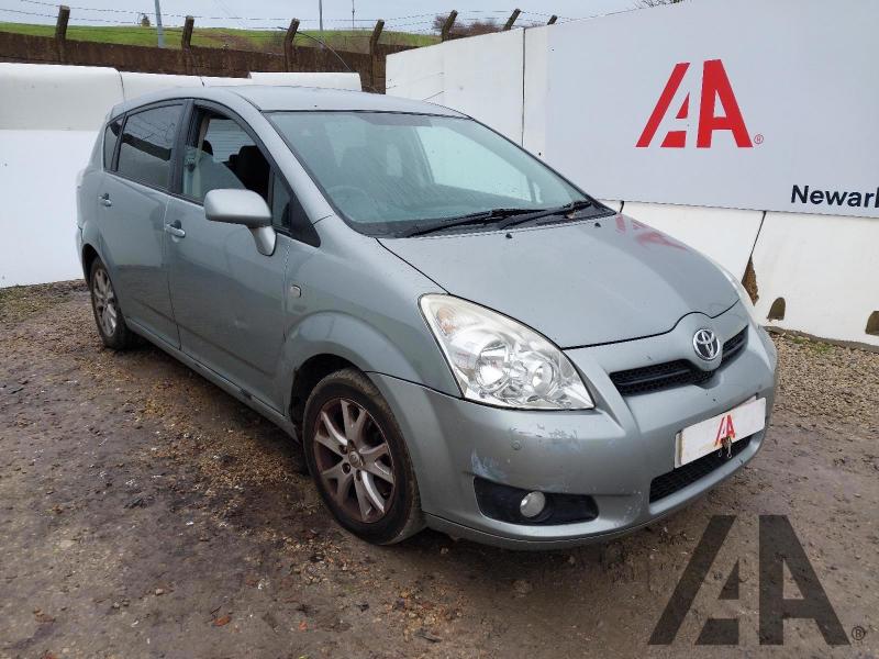 2009 TOYOTA COROLLA VERSO SR D-4D 2231cc TURBO DIESEL MANUAL 6 Speed 5 DOOR MPV