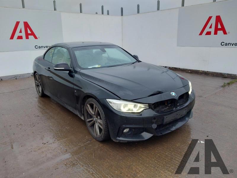 2016 BMW 4 SERIES 420D M SPORT 1995cc TURBO DIESEL AUTOMATIC 2 DOOR CONVERTIBLE