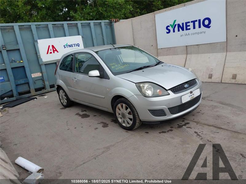 2007 FORD FIESTA SILVER LIMITED 1242cc PETROL MANUAL 3 DOOR HATCHBACK
