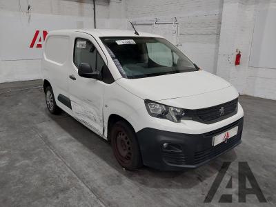 Image of 2019 PEUGEOT PARTNER BLUEHDI PROFESSIONAL L1 1499cc TURBO DIESEL MANUAL 2 DOOR PANEL VAN