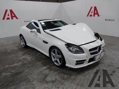Image of 2013 MERCEDES SLK SLK250 CDI BLUEEFFICIENCY AMG 2143cc TURBO DIESEL AUTOMATIC 7 Speed 2 DOOR CONVERTIBLE