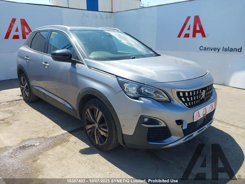 2018 PEUGEOT 3008 BLUEHDI S/SURE 1499cc TURBO DIESEL MANUAL 6 Speed 5 DOOR HATCHBACK
