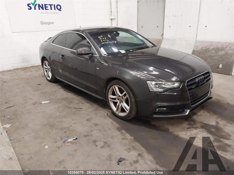 2014 AUDI A5 TDI QUATTRO S LINE S/S 2967cc TURBO DIESEL AUTOMATIC 7 Speed 2 DOOR COUPE