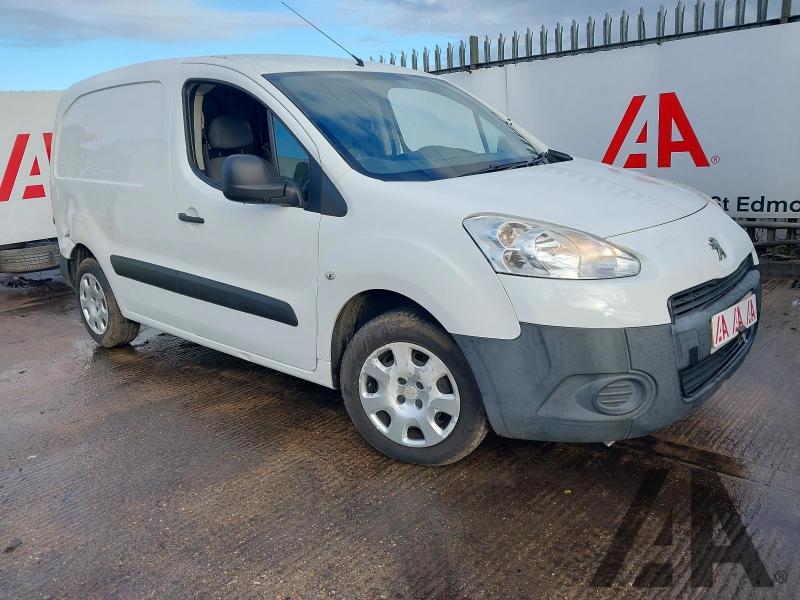 2015 PEUGEOT PARTNER HDI PROFESSIONAL L1 625 1560cc TURBO DIESEL MANUAL 5 Speed PANEL VAN