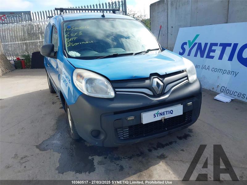 2013 RENAULT KANGOO ML19 DCI 1461cc TURBO DIESEL MANUAL CAR DERIVED VAN