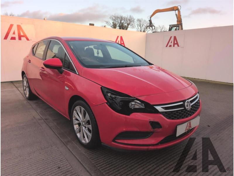 2017 VAUXHALL ASTRA TECH LINE CDTI 1598cc TURBO DIESEL MANUAL 6 Speed 5 DOOR HATCHBACK