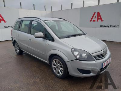 Image of 2013 VAUXHALL ZAFIRA EXCLUSIV 1598cc PETROL MANUAL 5 DOOR MPV
