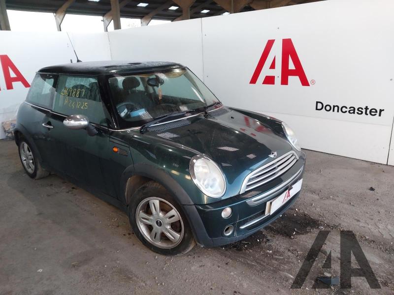 2006 MINI HATCH ONE 1598cc PETROL MANUAL 5 Speed 3 DOOR HATCHBACK