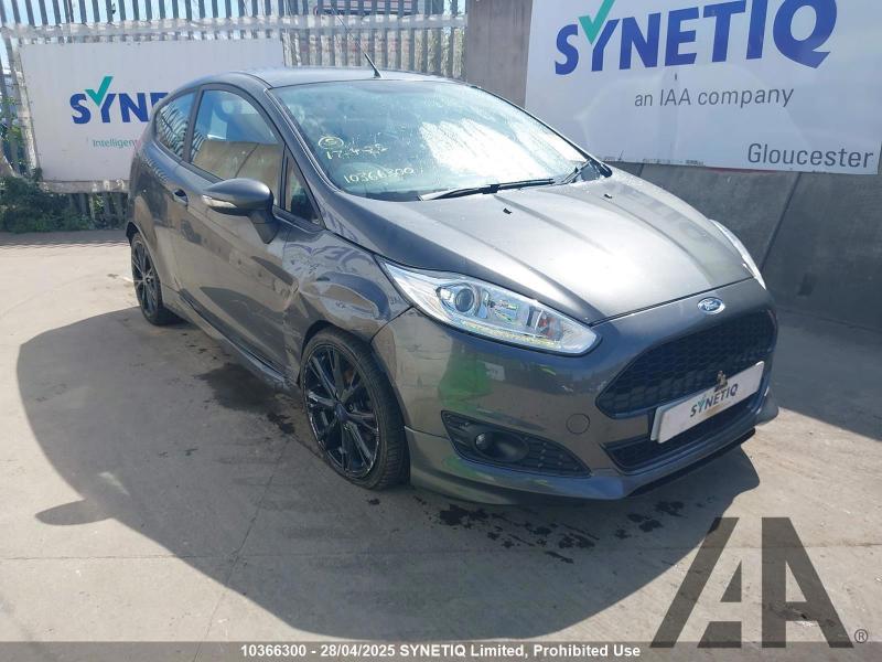 2016 FORD FIESTA ZETEC S 998cc TURBO PETROL MANUAL 5 Speed 3 DOOR HATCHBACK
