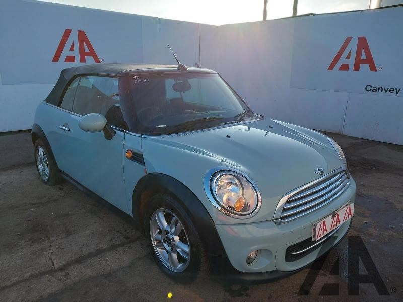 2012 MINI CONVERTIBLE COOPER 1598cc PETROL MANUAL 6 Speed 2 DOOR CONVERTIBLE