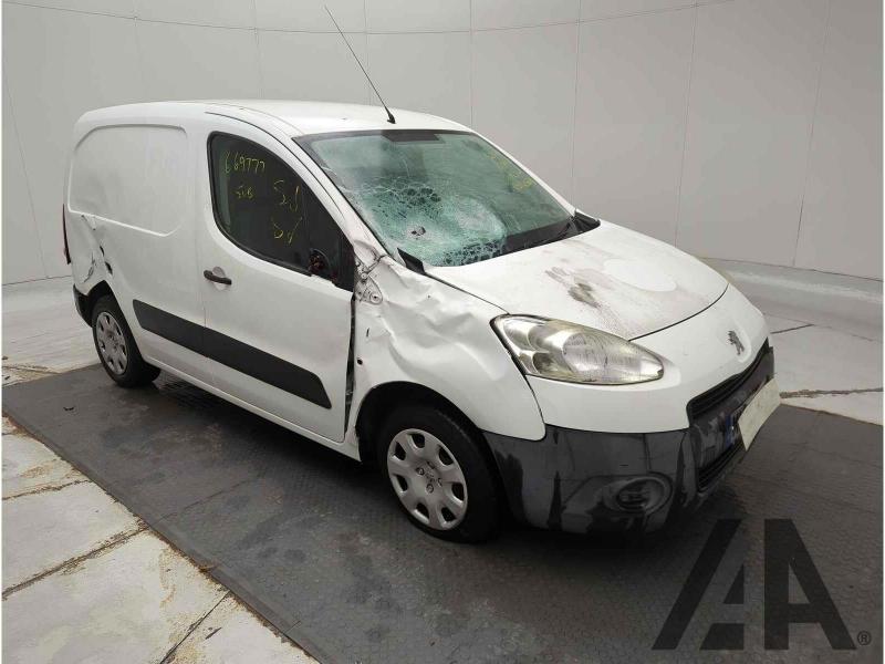 2012 PEUGEOT PARTNER HDI SE L1 625 1560cc TURBO DIESEL MANUAL 5 Speed PANEL VAN
