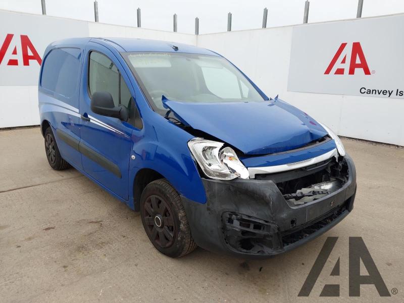 2017 PEUGEOT PARTNER BLUE HDI S L1 1560cc TURBO DIESEL MANUAL 5 Speed PANEL VAN