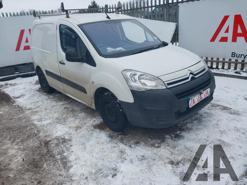 2017 CITROEN BERLINGO 625 ENTERPRISE L1 BLUEHDI 1560cc TURBO DIESEL MANUAL 5 Speed PANEL VAN